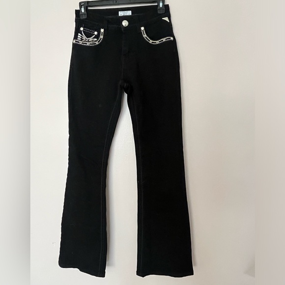 Meet me boot cut embroidered jeans - Picture 2 of 6